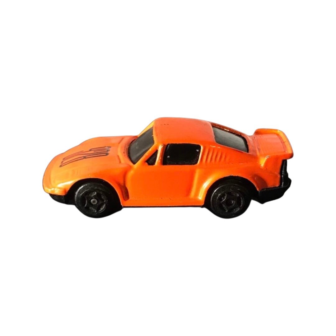 Vintage 928 Orange Toy Car