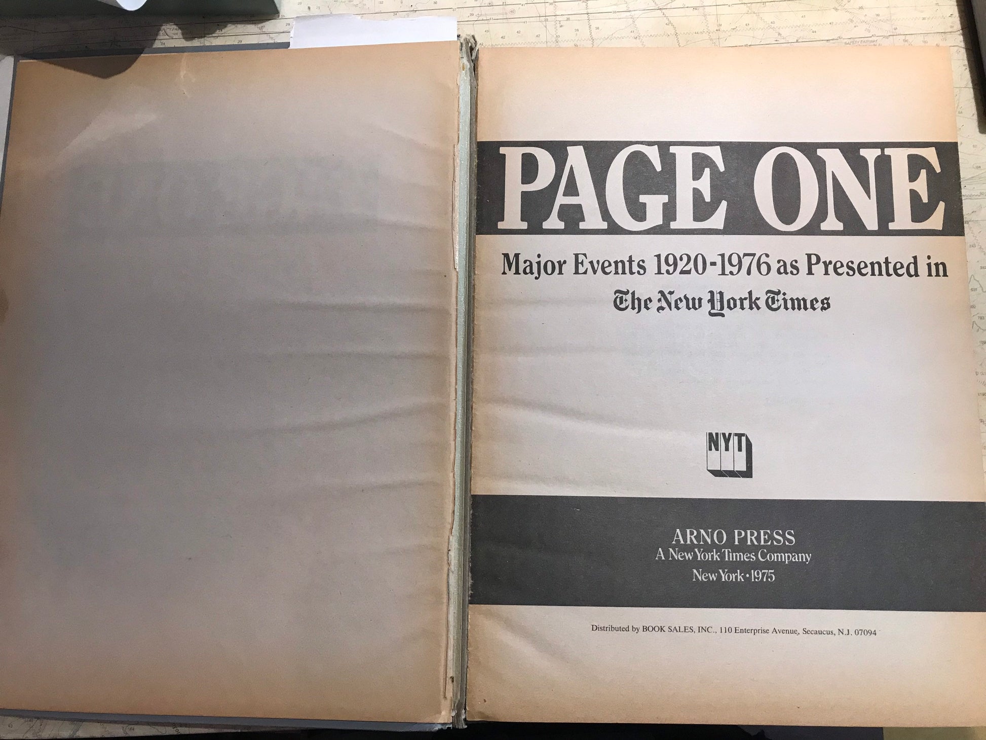 Page One | Major News Events From 1920-1976 | The New York Times