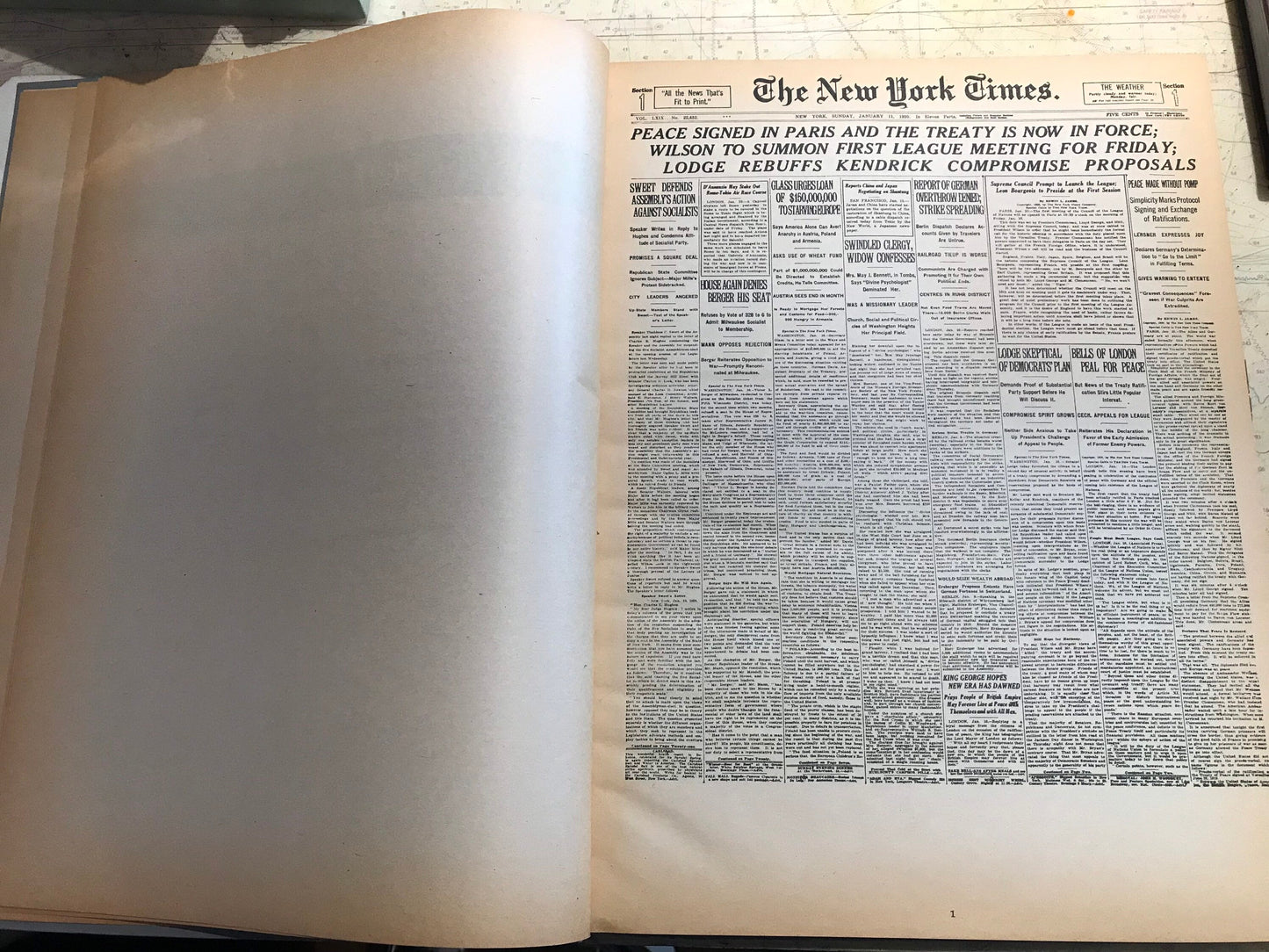 Page One | Major News Events From 1920-1976 | The New York Times
