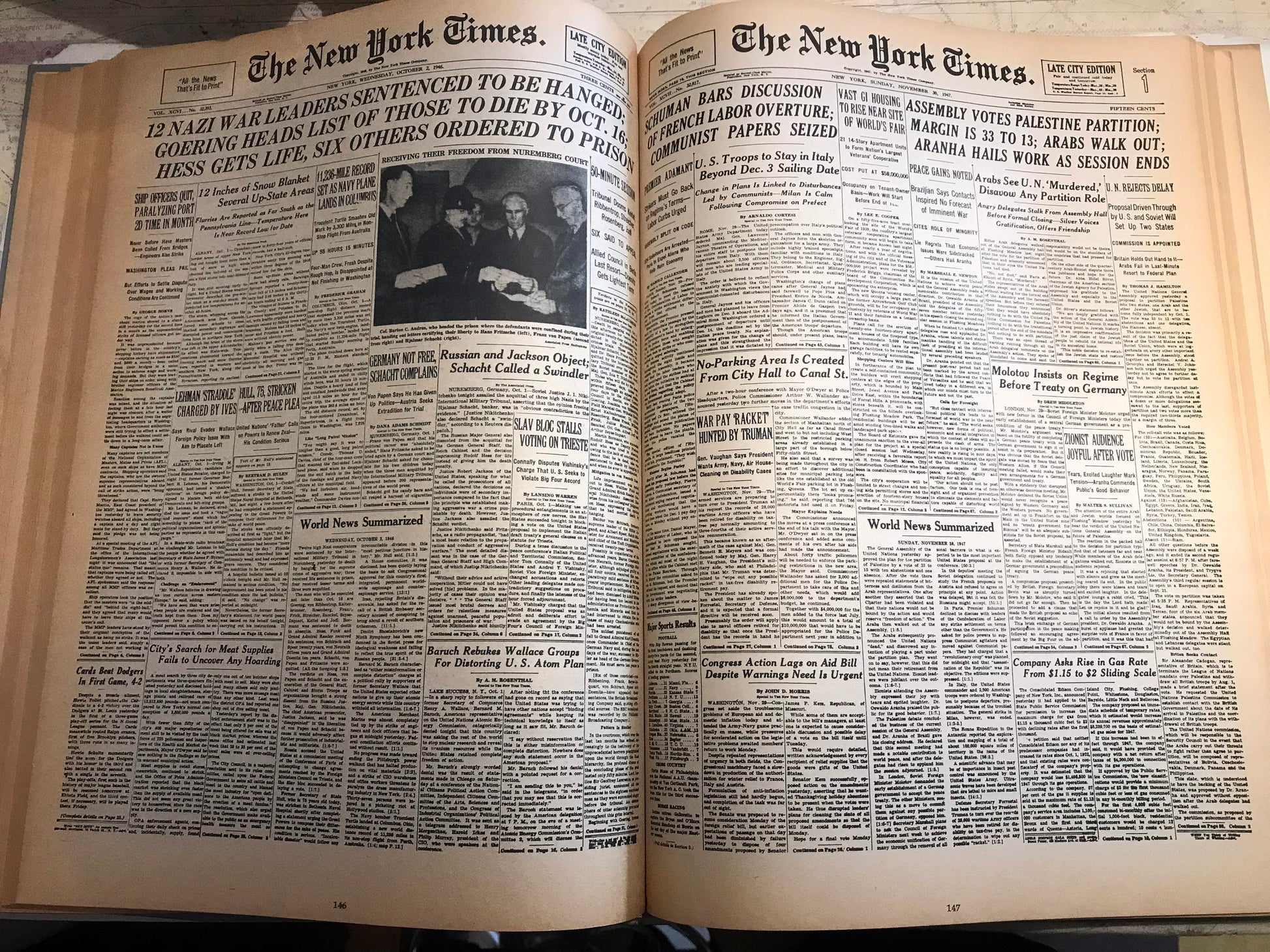 Page One | Major News Events From 1920-1976 | The New York Times