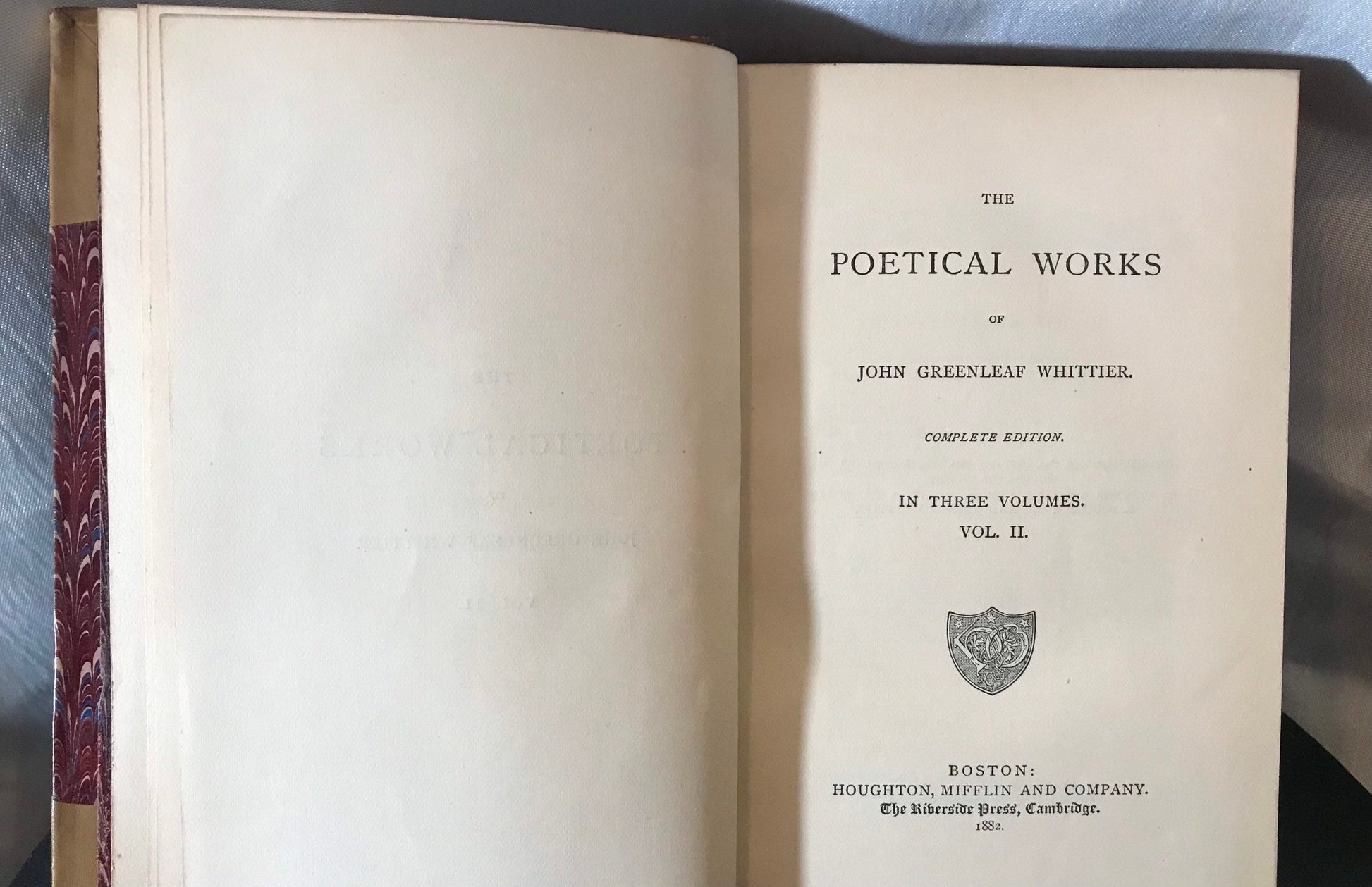 The Poetical Works of John Greenleaf Whittier | Volume 2 | Literature