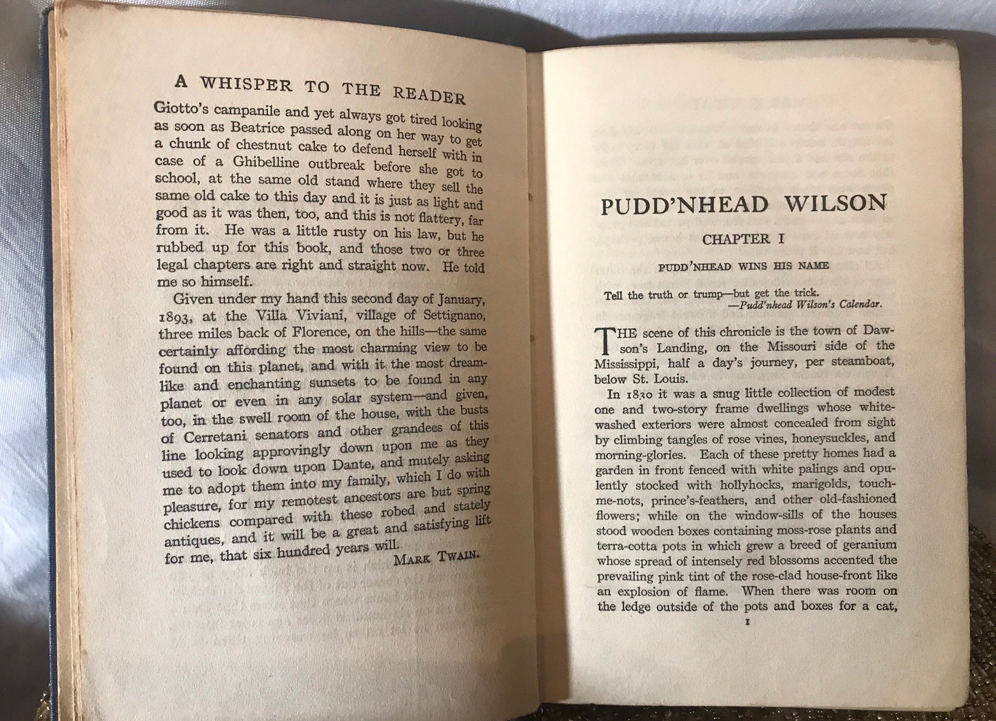 Pudd’nhead Wilson and Those Extraordinary Twins by Mark Twain | Literature