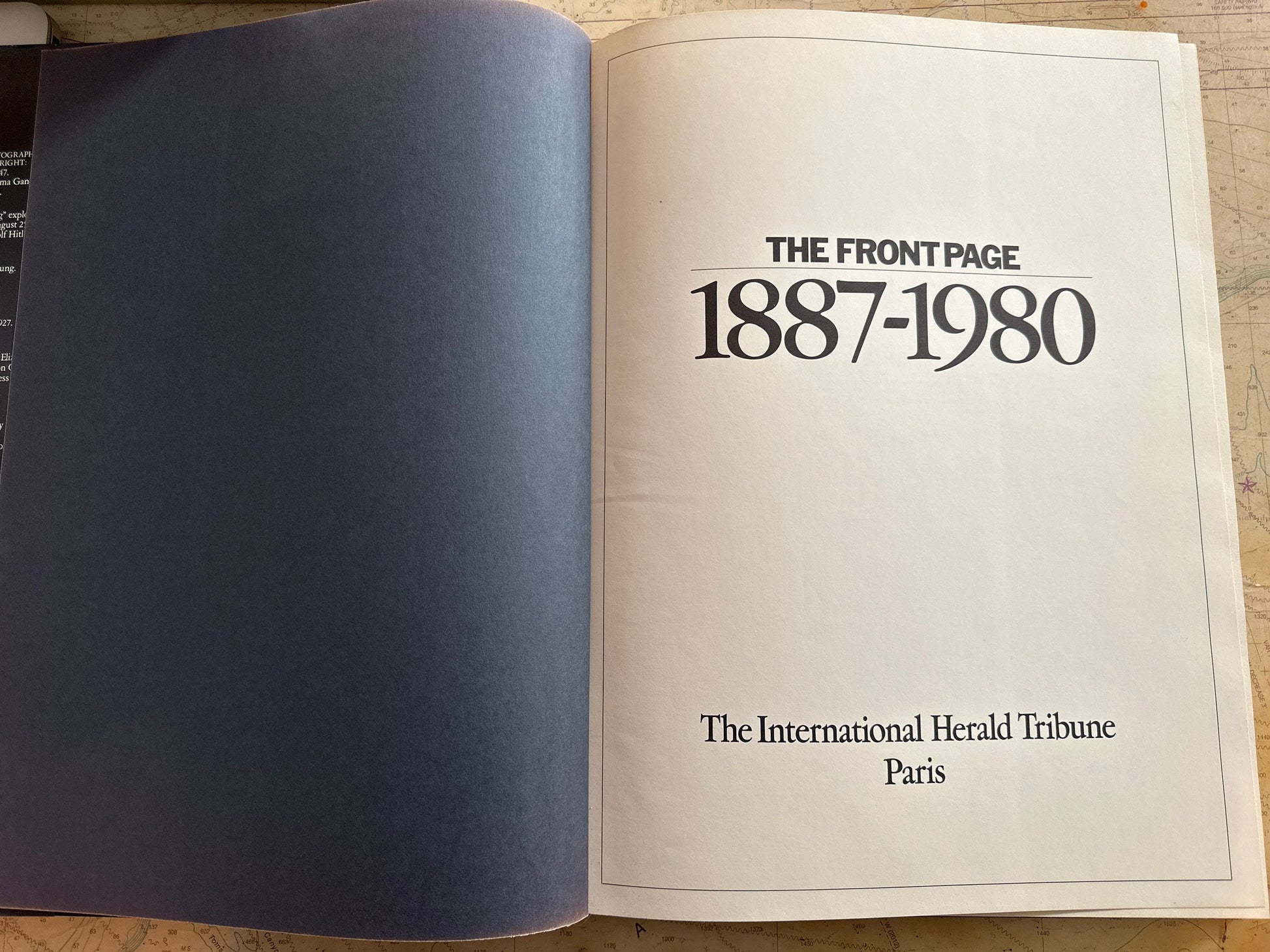 The Front Page 1887-1980 | Coffee Table Book | Vintage News Articles