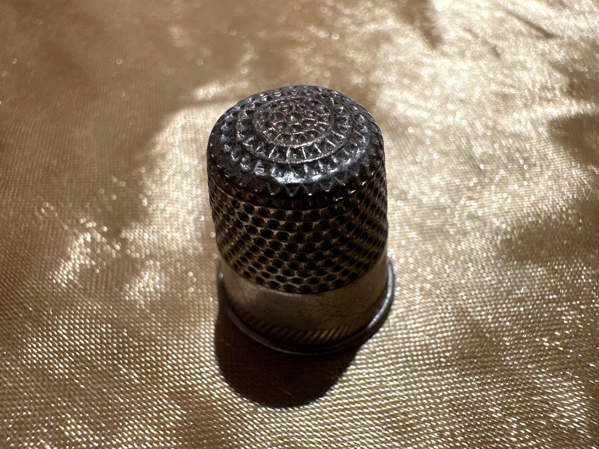 Vintage Silver Thimble | Mini Size | Home & Living