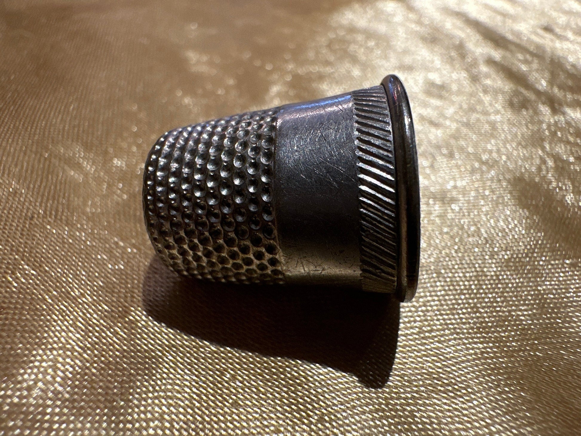 Vintage Silver Thimble | Mini Size | Home & Living