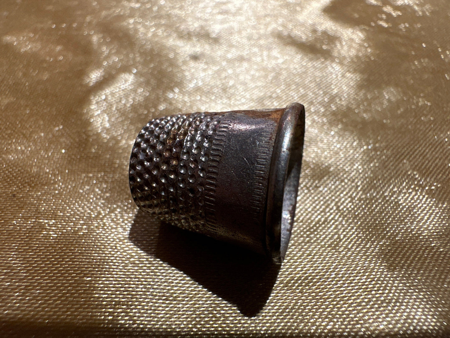 Vintage Silver Thimble | Medium Size | Home & Living