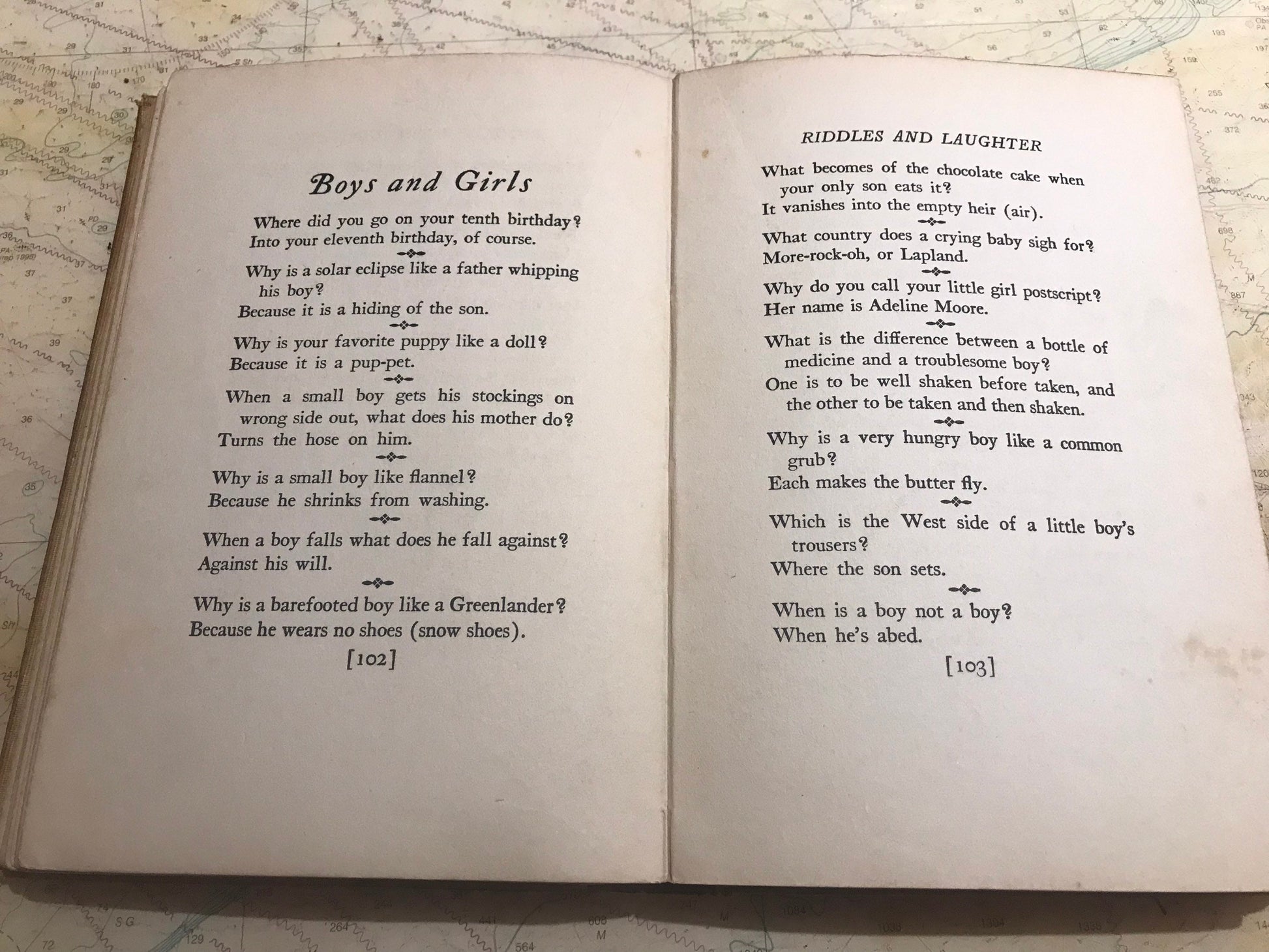 Riddles and Laughter by Mable Arundel Harris | Literature