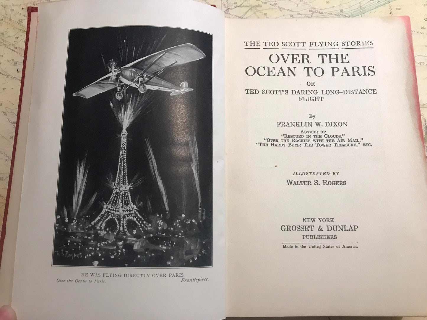 Over The Ocean To Paris by Franklin W Dixon | Literature