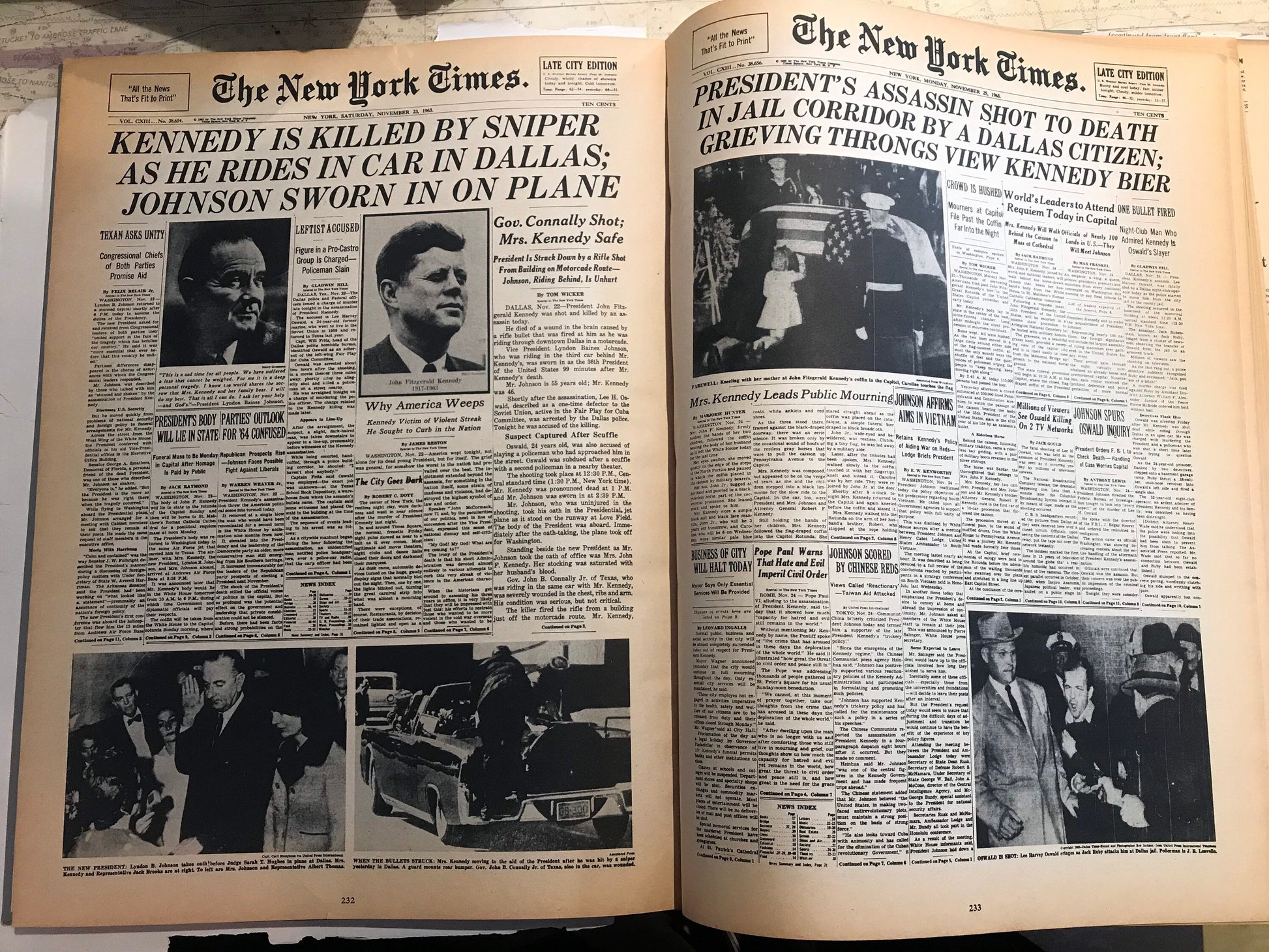 Page One | Major News Events From 1920-1976 | The New York Times
