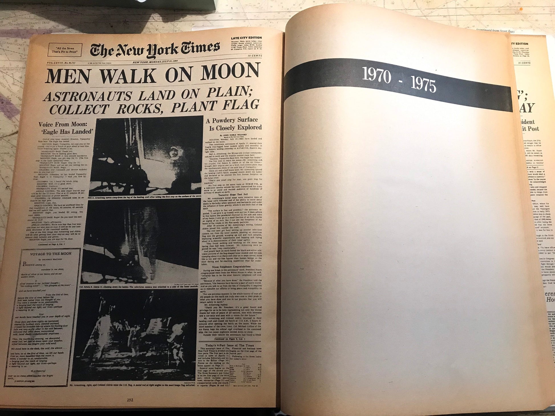 Page One | Major News Events From 1920-1976 | The New York Times