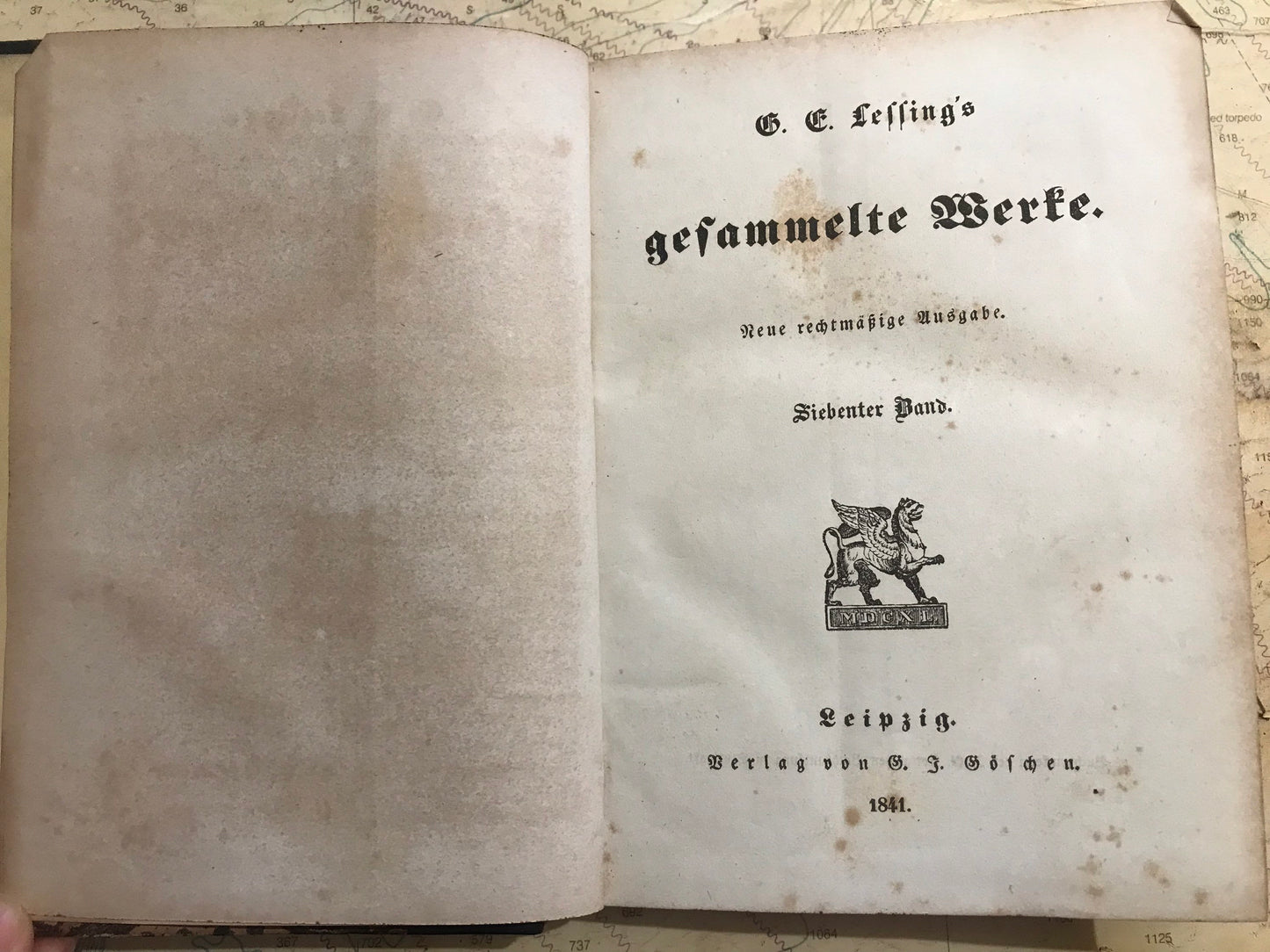 G.G. Lessing's Gefammelte Berte 1841 | Literature