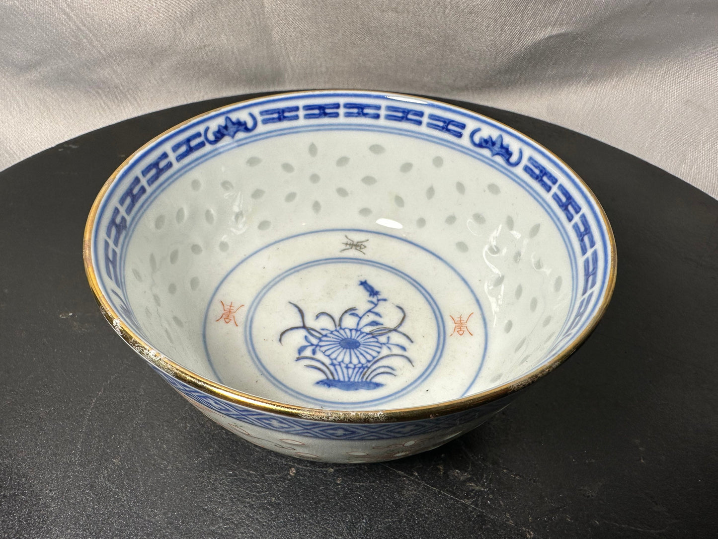 Antique Chinese Porcelain Rice Bowl | Small | Home and Living