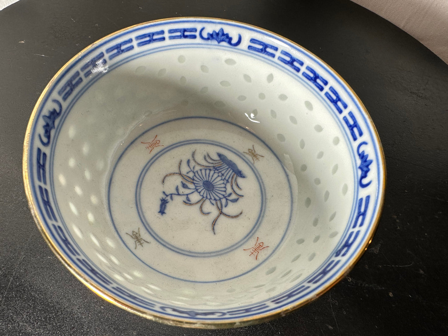 Antique Chinese Porcelain Rice Bowl | Small | Home and Living