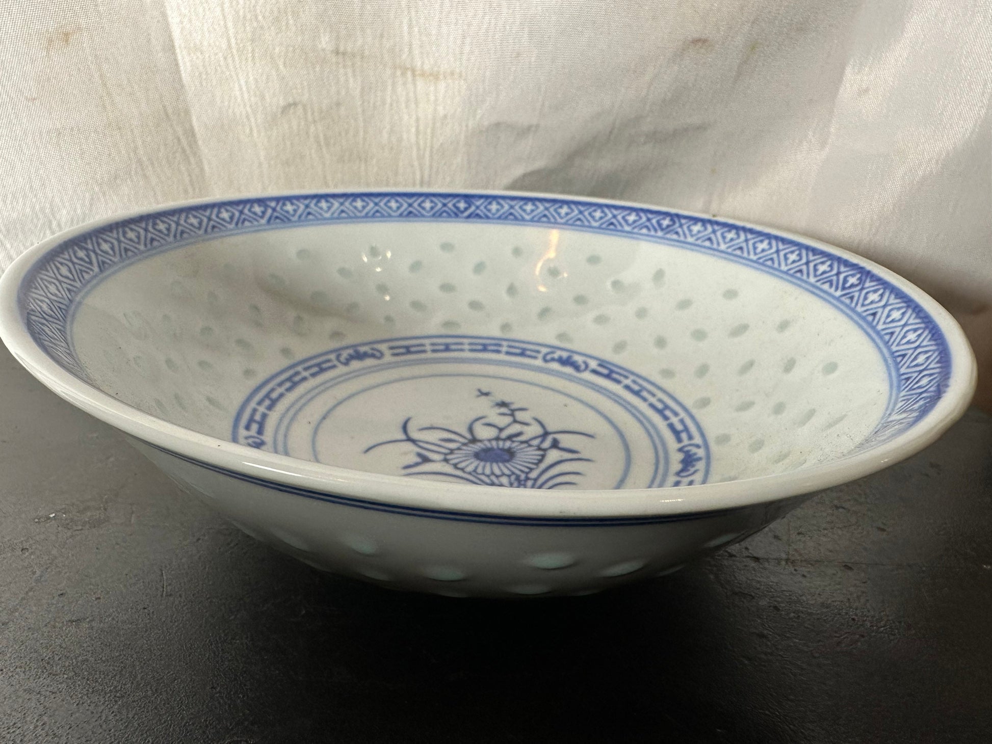 Antique Porcelain Chinese Rice Bowl | Medium Size | Home and Living