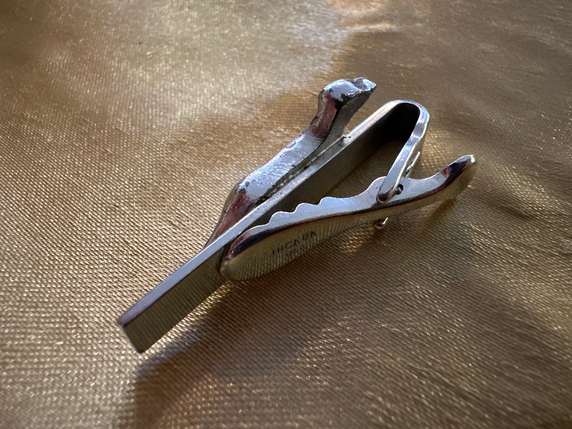 Vintage Silver Dachshund Clothing Clip | Tie Clip | Accessories