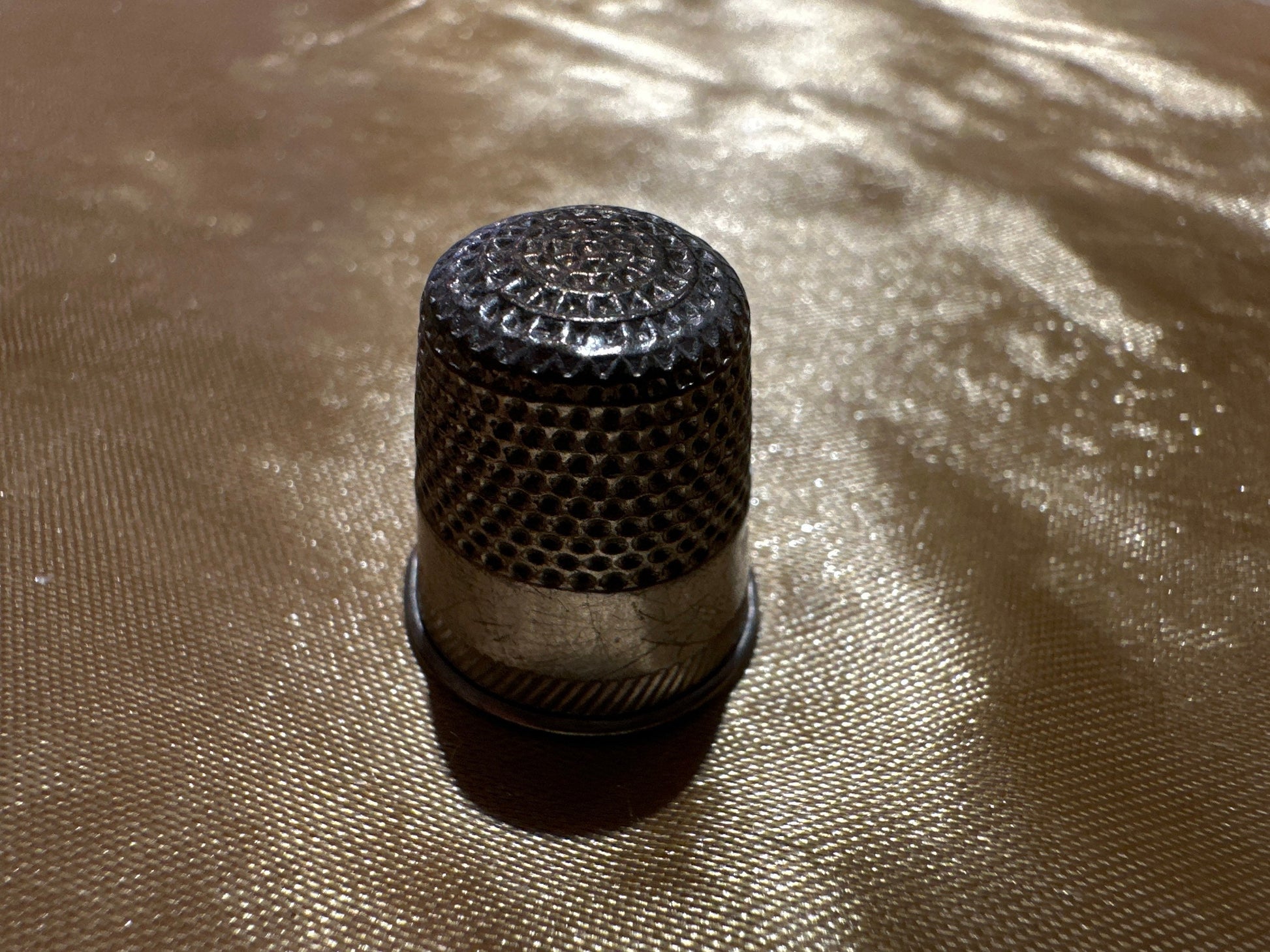 Vintage Silver Thimble | Mini Size | Home & Living