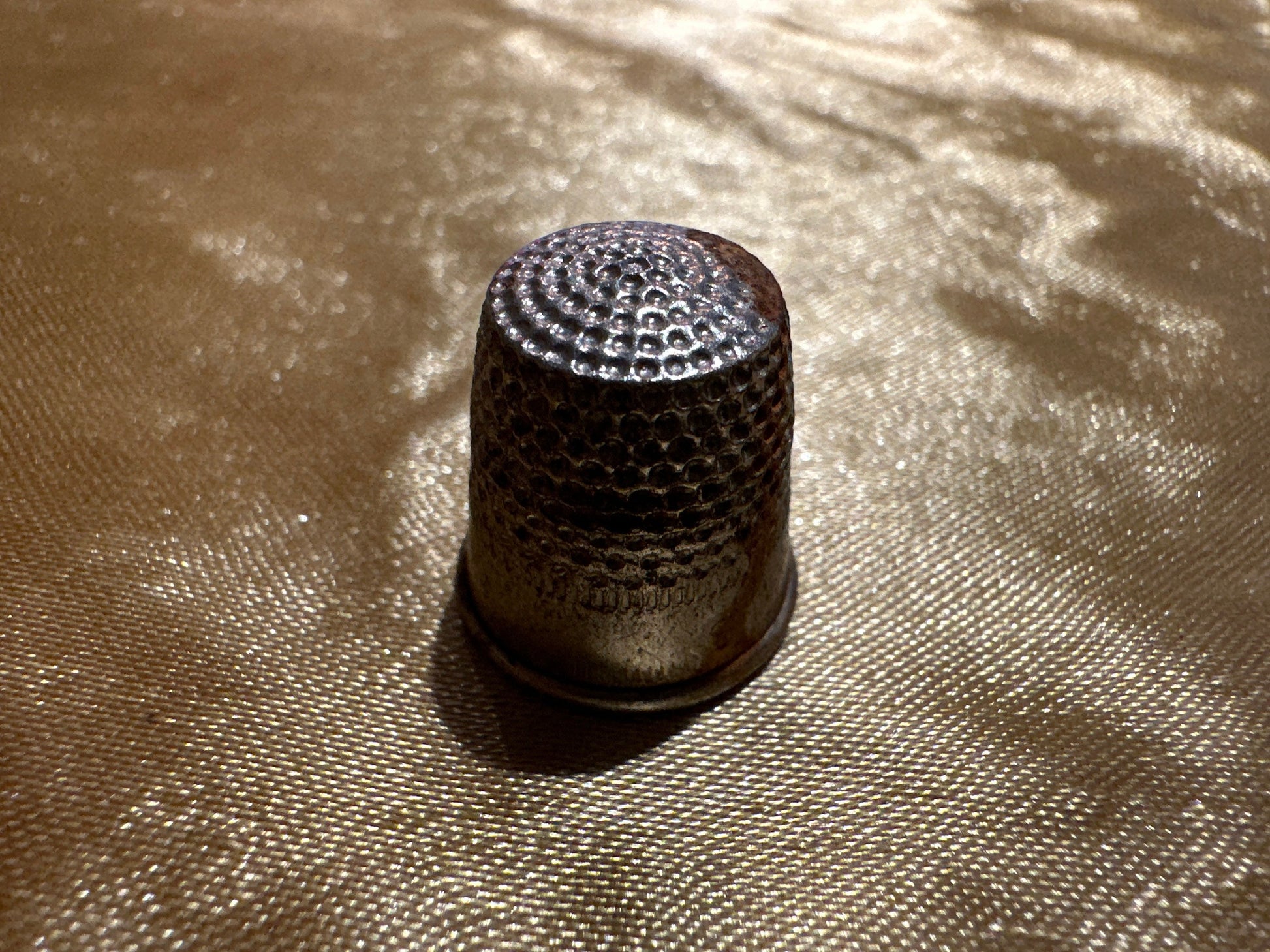 Vintage Silver Thimble | Medium Size | Home & Living