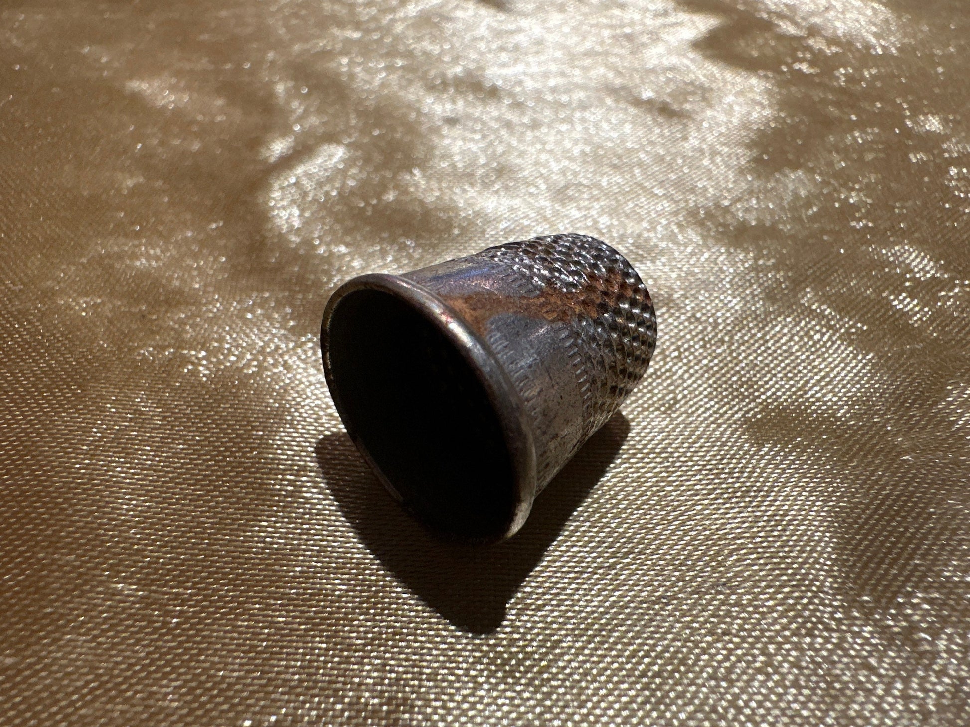 Vintage Silver Thimble | Medium Size | Home & Living