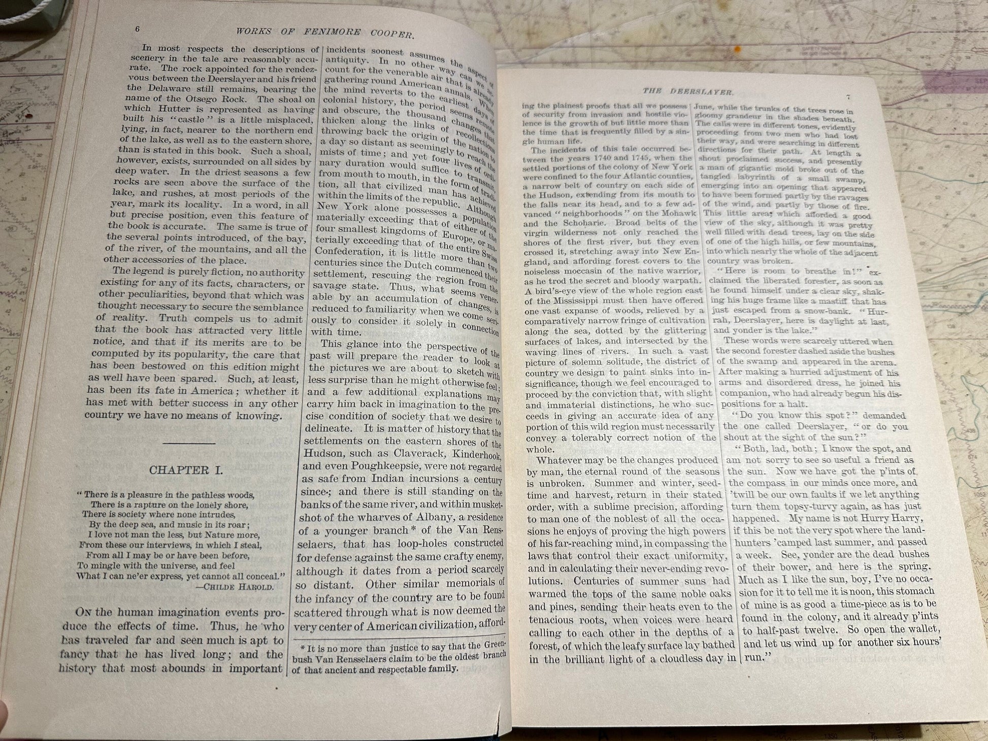 Works Of J Fenimore Cooper | The Deerslayer, The Pathfinder, The Pioneers | Volume One | Literature