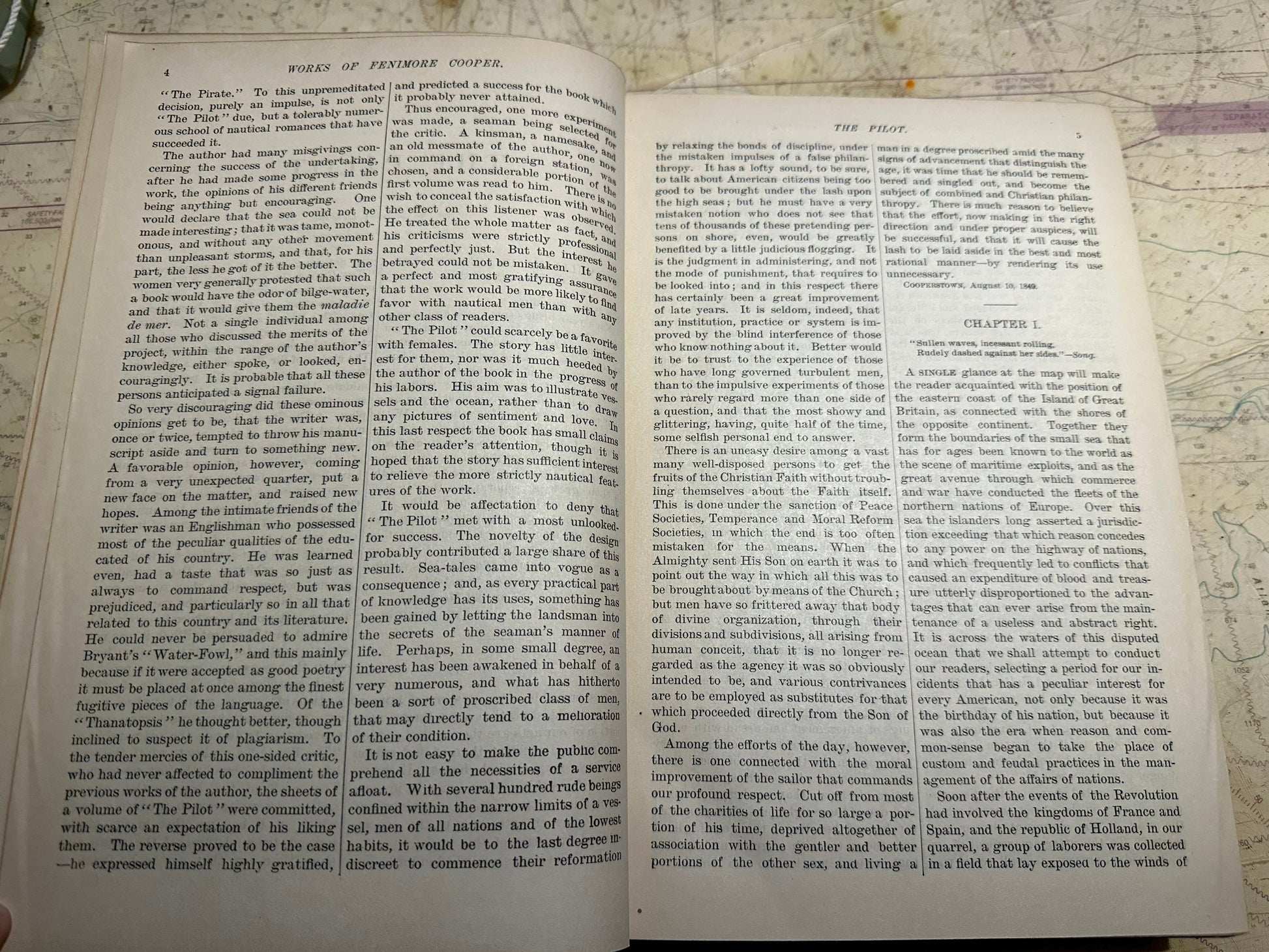 Works of J. Fenimore Cooper | The Pilot, The Red Rover, The Two Admirals | Volume Three | Litertature