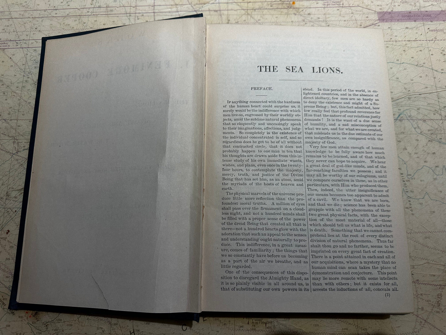 Works of J. Fenimore Cooper | The Sea Lions, Afloat And Ashore, The Water Witch | Volume Four | Literature