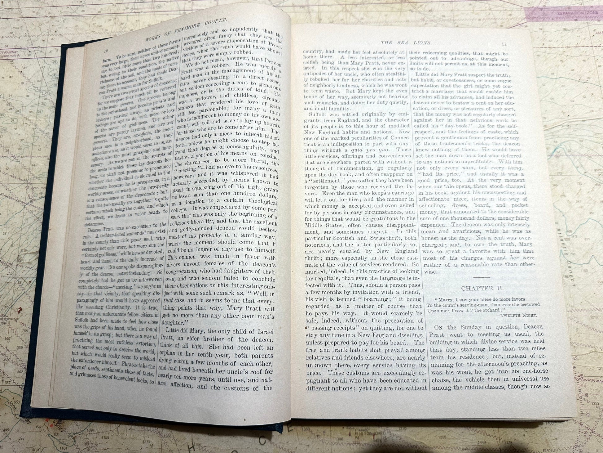 Works of J. Fenimore Cooper | The Sea Lions, Afloat And Ashore, The Water Witch | Volume Four | Literature