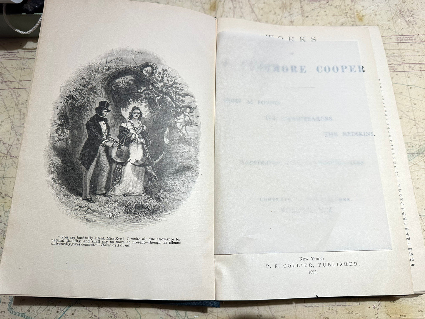 Works Of J. Fenimore Cooper | Home As Found, The Chainbearers, The Redskins | Volume Six | Literature