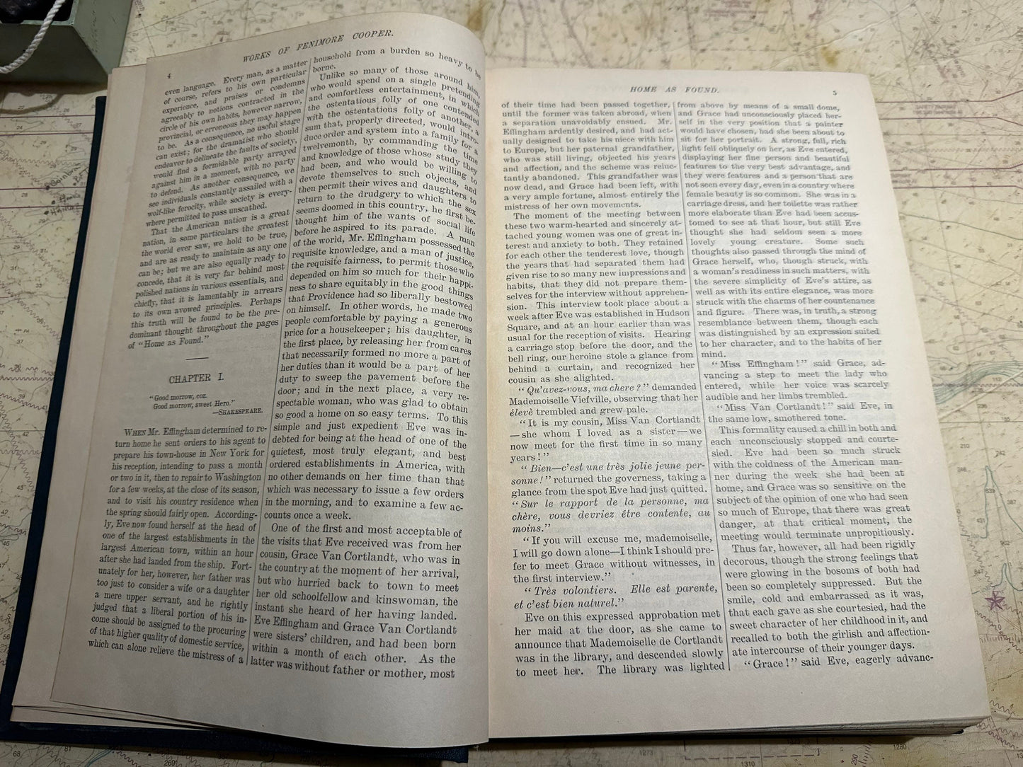 Works Of J. Fenimore Cooper | Home As Found, The Chainbearers, The Redskins | Volume Six | Literature