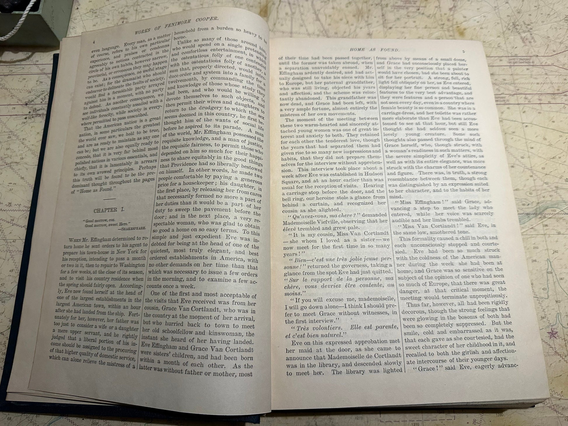 Works Of J. Fenimore Cooper | Home As Found, The Chainbearers, The Redskins | Volume Six | Literature