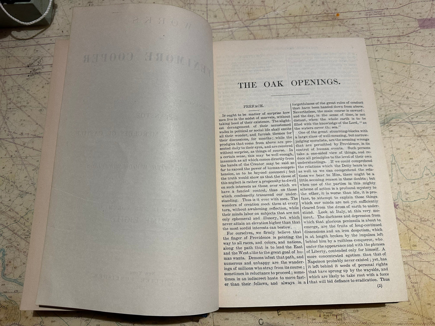 Works of J. Fenimore Cooper | Oak Openings, Satanstoe, Mercedes Of Castile | Volume Eight | Classic Literature