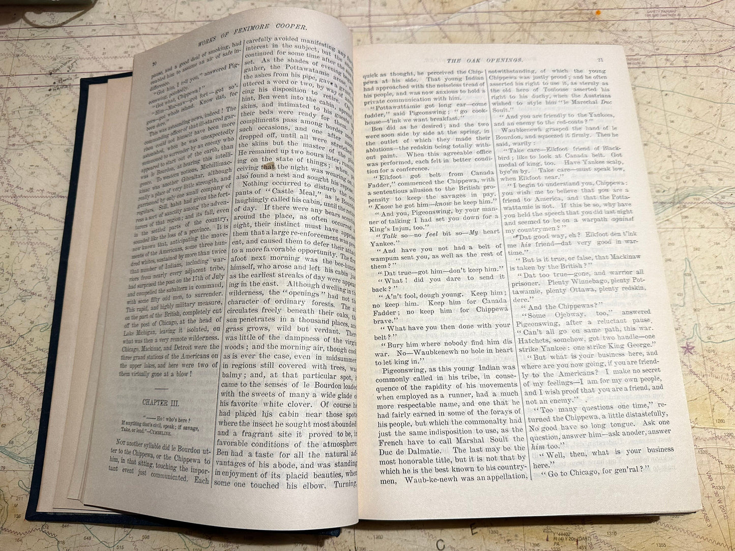 Works of J. Fenimore Cooper | Oak Openings, Satanstoe, Mercedes Of Castile | Volume Eight | Classic Literature