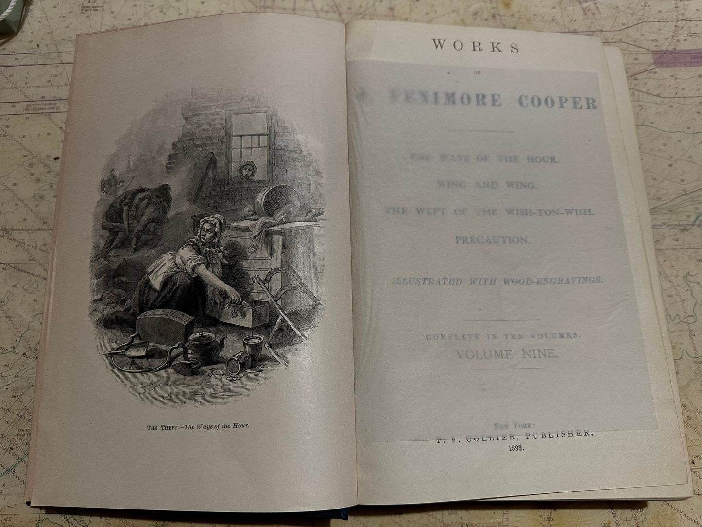 Works of J. Fenimore Cooper | The Ways Of The Hour, Wing And Wing, The Wept Of The Wish-Ton-Wish, Precaution | Volume Nine | Literature