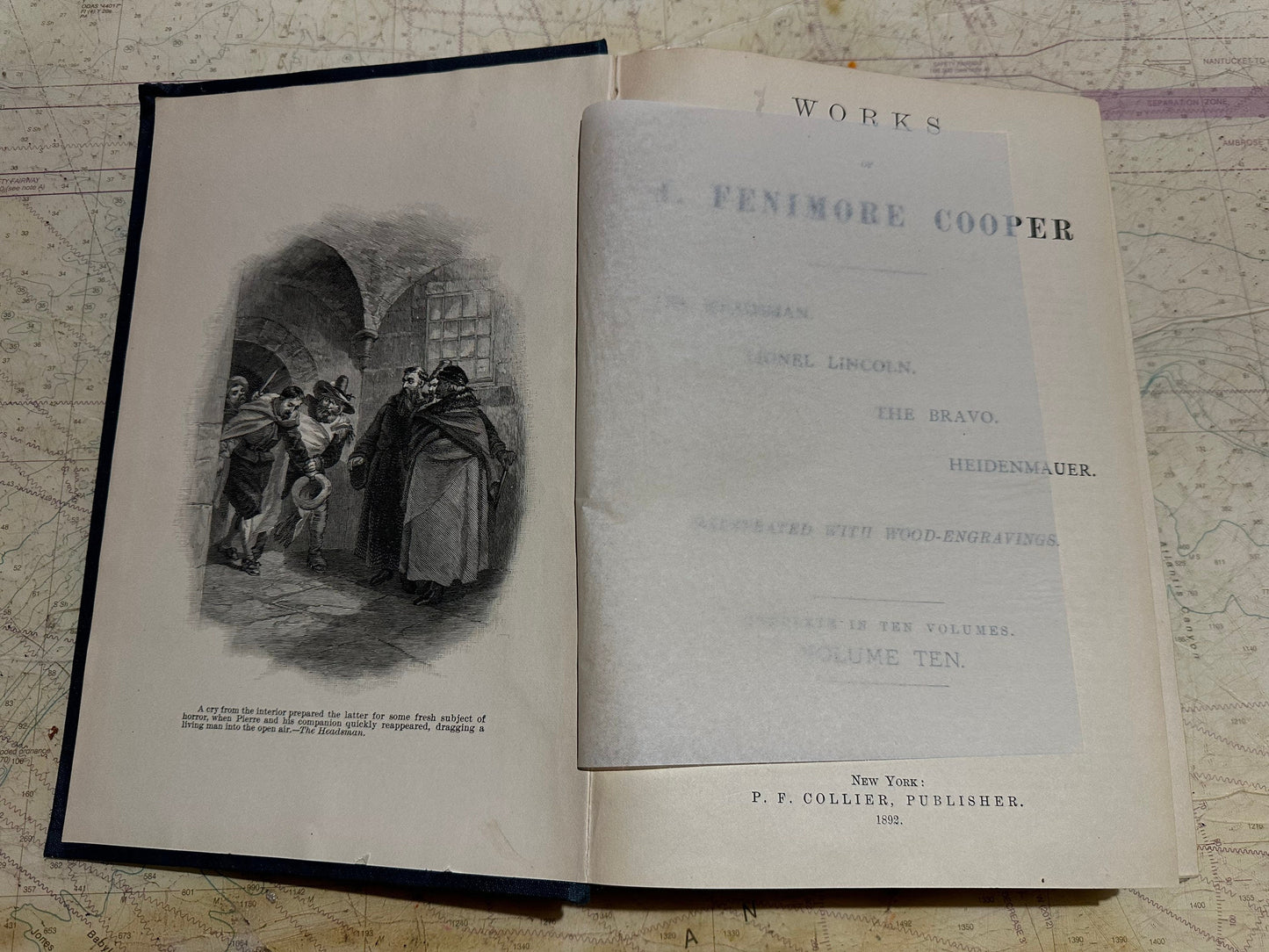 Works of J. Fenimore Cooper | The Headsman, Lionel Lincoln, The Bravo, Heidenmauer | Volume Ten | Classic Literature