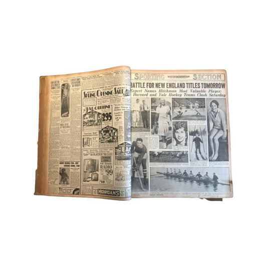 Vintage Boston Advertiser One Month Catalog | March 2 - March 30 | Coffee Table Book | Home Decor