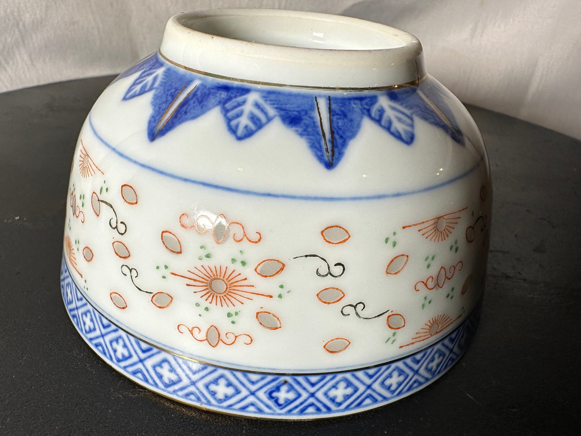 Antique Chinese Porcelain Rice Bowl | Small | Home and Living