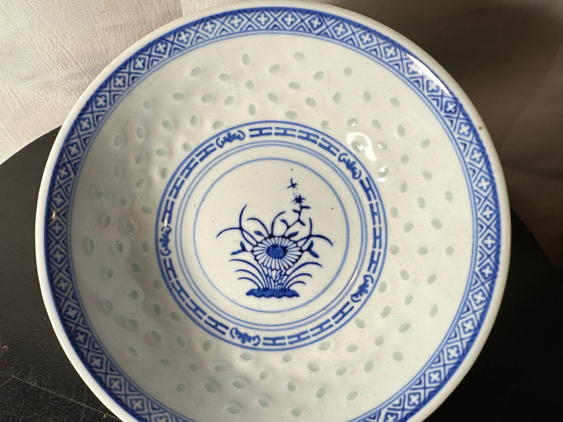 Antique Porcelain Chinese Rice Bowl | Medium Size | Home and Living