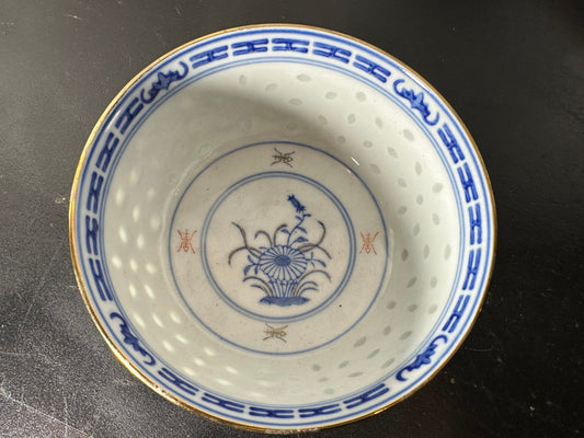 Antique Chinese Porcelain Rice Bowl | Small | Home and Living