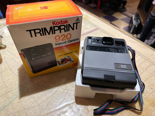 Vintage Kodak Trimprint 920 Instant Camera, Retro Photography, Vintage Collector's Item