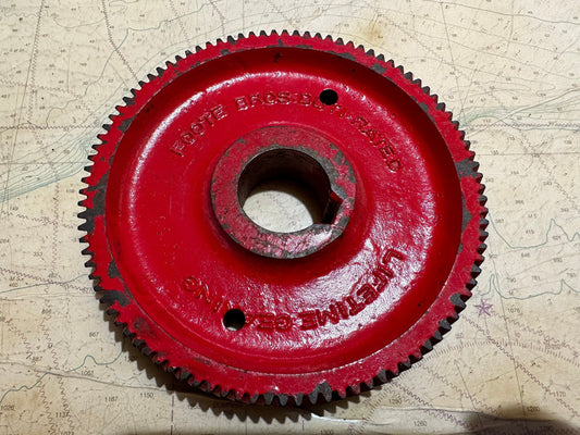 Foote Bros Helical Red Gear | 90+ Teeth - Small Size | Home Decor