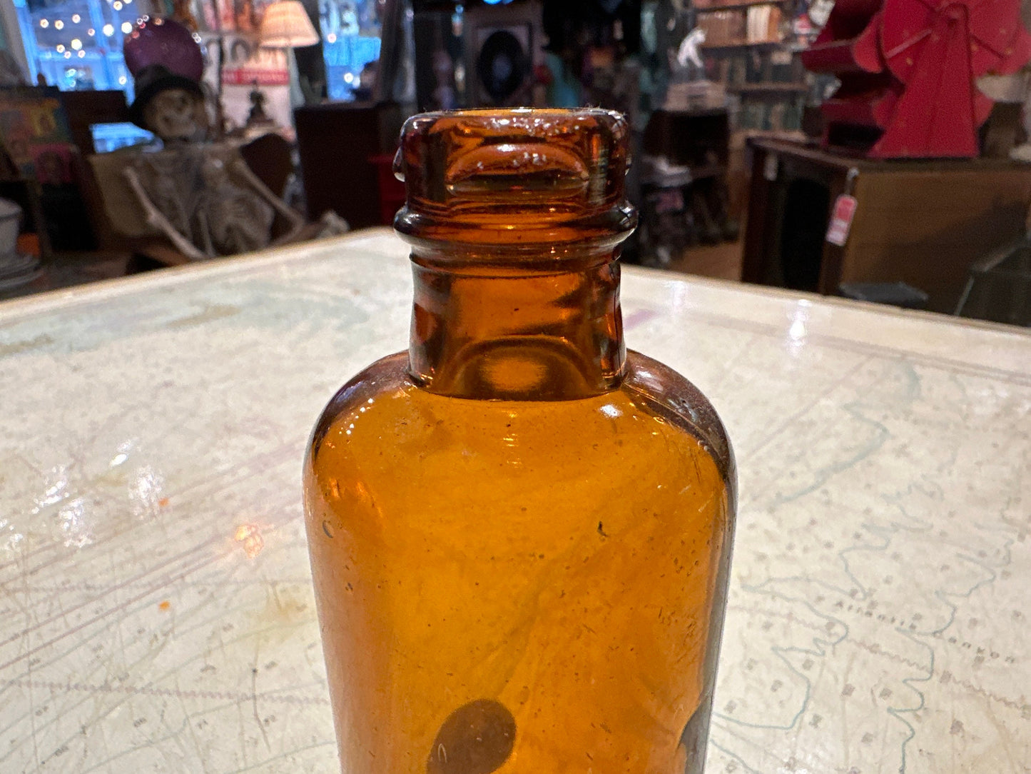 Vintage Brown Tinted Apothecary Bottle | Home & Living