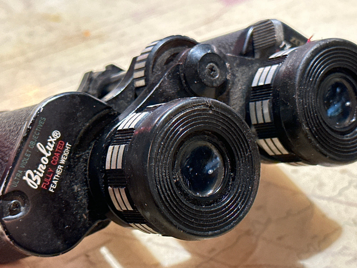 Bino-Lux Fully Coated Black Binoculars | Feather Weight | 7X - 15x35 | Memorabilia