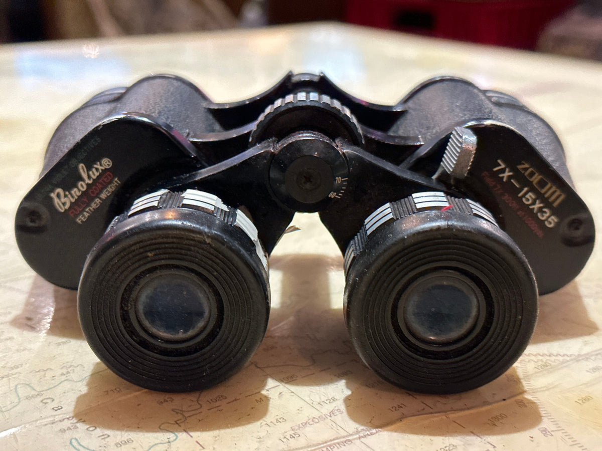 Bino-Lux Fully Coated Black Binoculars | Feather Weight | 7X - 15x35 | Memorabilia