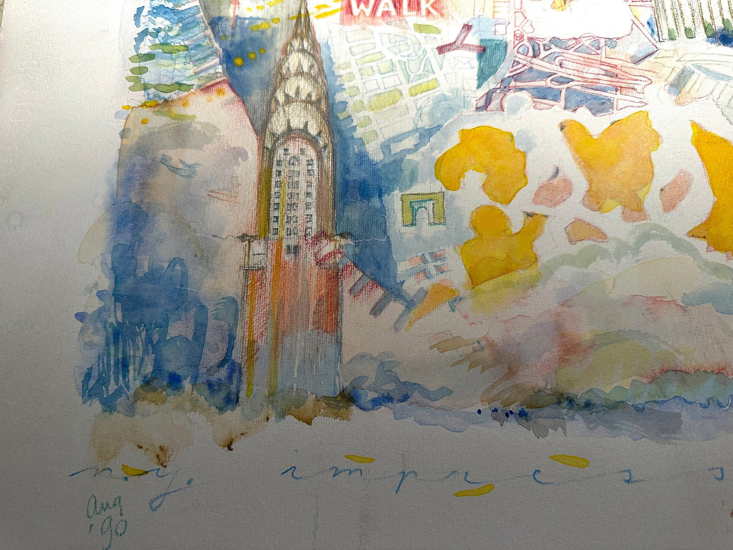 Watercolor NYC Painting | Artwork