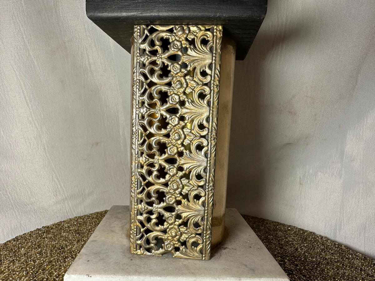 Vintage Bowling Trophy with Marble Base | Home Decor