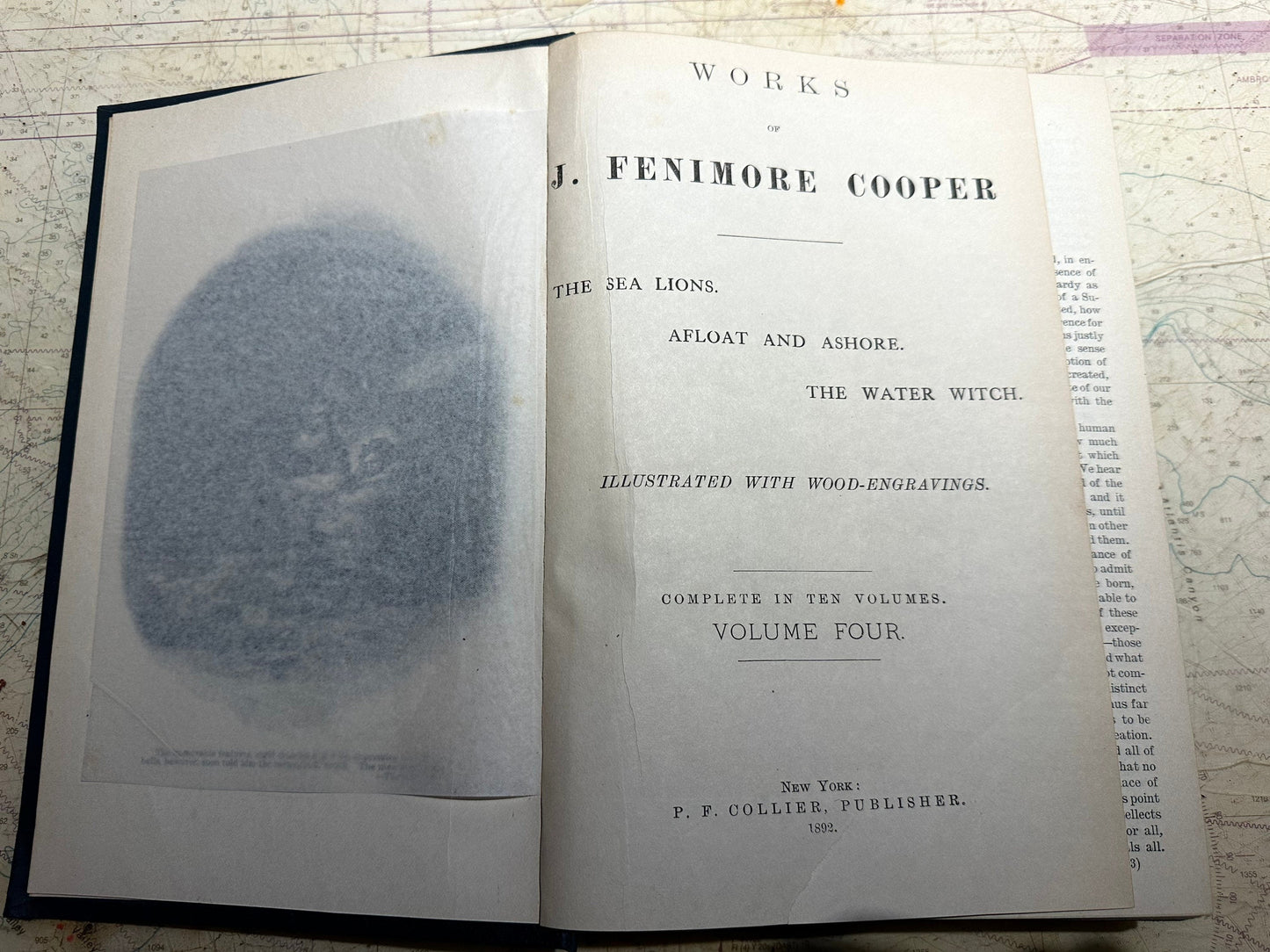 Works of J. Fenimore Cooper | The Sea Lions, Afloat And Ashore, The Water Witch | Volume Four | Literature