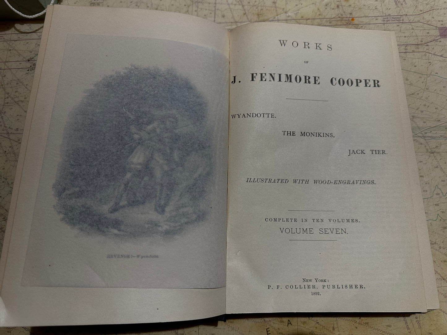 Works of J Fenimore Cooper | Wyandotte, The Monikins, Jack Tier | Volume Seven | Classic Literature