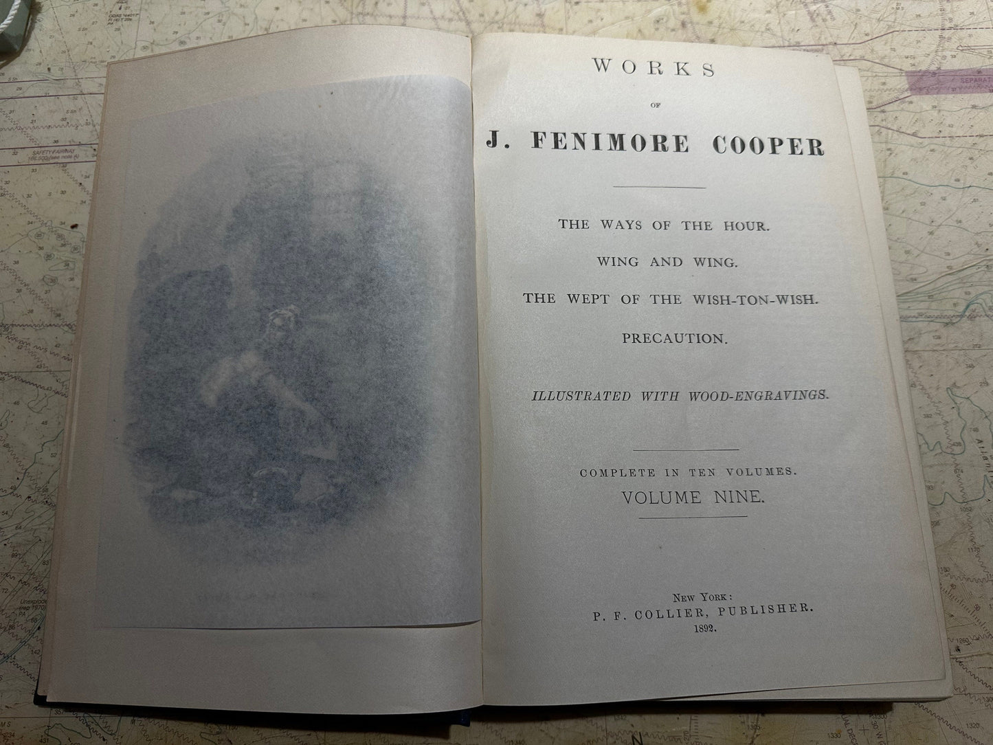 Works of J. Fenimore Cooper | The Ways Of The Hour, Wing And Wing, The Wept Of The Wish-Ton-Wish, Precaution | Volume Nine | Literature