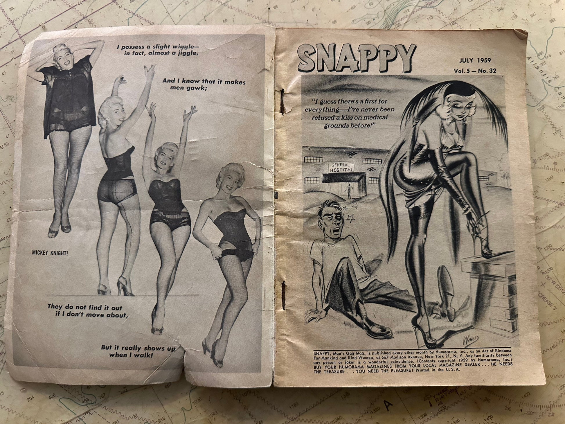 Snappy Perky Pin-Ups | Comic | A Humorama Magazine