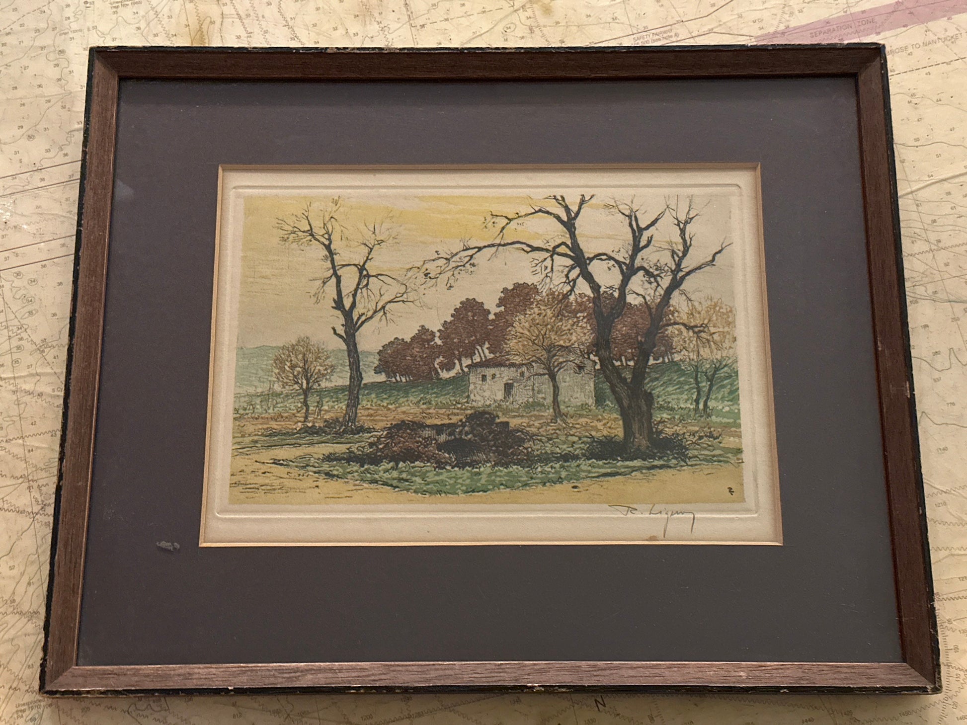 Rural Landscape Framed Portrait | Home Decor