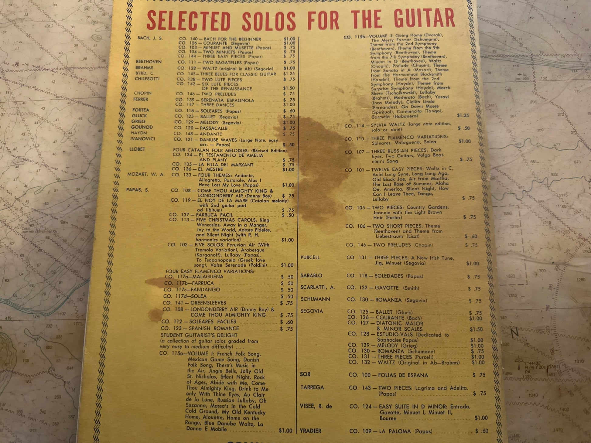 Classic Guitar by Sophocles Papas | Volume 1 | Music Books